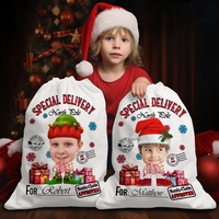 Thumbnail for Personalized Santa Sack - Christmas Gift For Family - Face Photo Santa Costumes AB