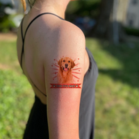 Thumbnail for Personalized Funny Pet Photo Glitter Temporary Tattoos, DIY Gift For Dog Cat Lovers JonxiFon