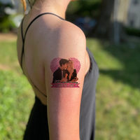 Thumbnail for Personalized Happy Wedding Anniversary Couple Photo Glitter Party Tattoos, Wedding Anniversary Party Supply JonxiFon