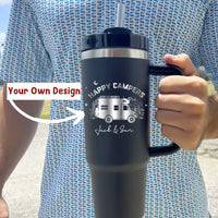 Thumbnail for Personalized 40oz Tumbler - Gift For Campings Lovers - Custom RV Camping Yoycol
