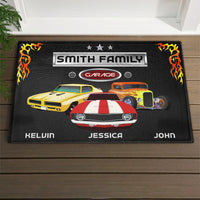 Thumbnail for Personalized Garage Car Dad Family Name House Doormat, House Decor AB