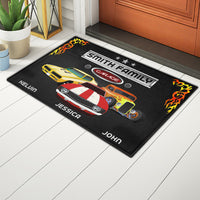 Thumbnail for Personalized Garage Car Dad Family Name House Doormat, House Decor AB