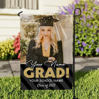 Thumbnail for Custom Picture Congrats Grad 2025 Graduation Garden Flag, Graduation Decorations