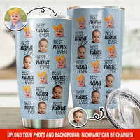 Thumbnail for Best Nana Grandpa Ever Family Tumbler, DIY Gift Family AA