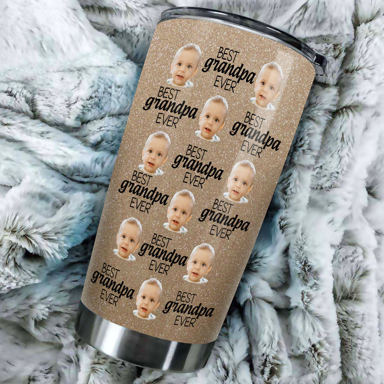 Best Nana Grandpa Ever Family Tumbler, DIY Gift Family AA