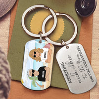 Thumbnail for Annoying Each Other Personalized Metal Keychain AA