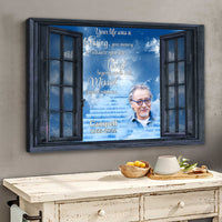 Thumbnail for You Are Loved Beyond Words - Custom Memorial Canvas AK