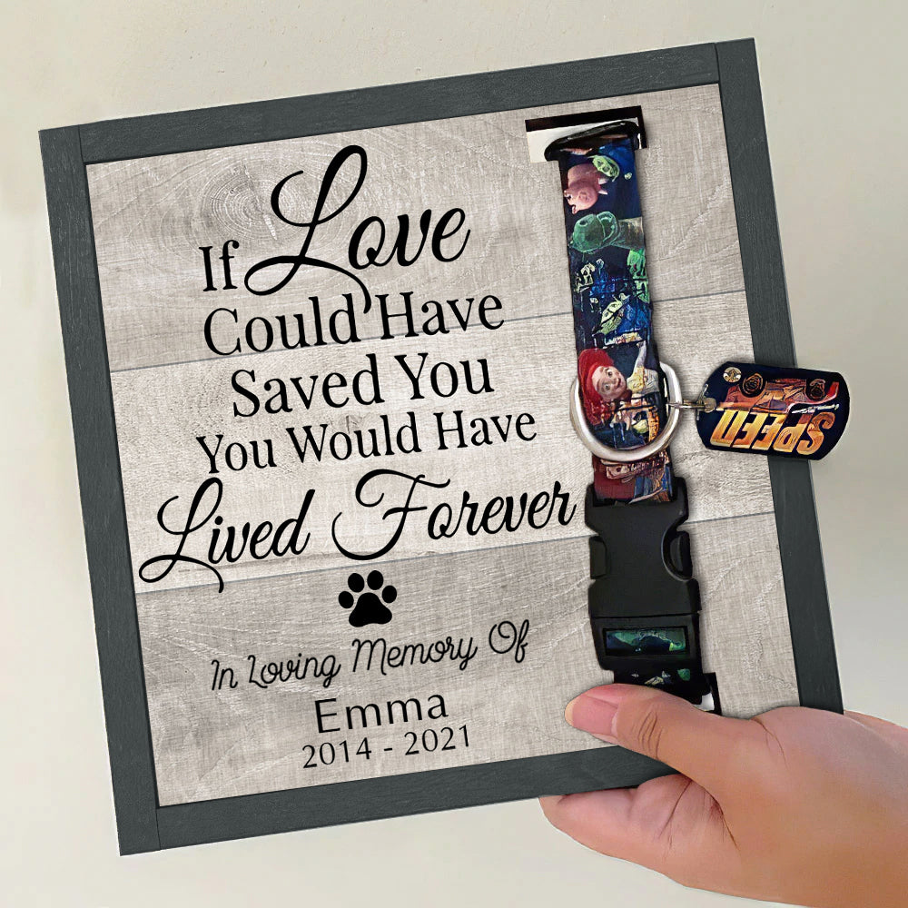 In loving memory of your pet - Pet Collar Holder AA