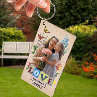 Thumbnail for Personalized Photo Mother Daughter You Are Forever Friend Acrylic Keychain JonxiFon