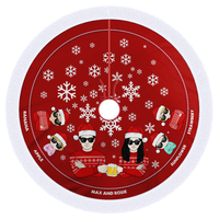 Thumbnail for Personalized Family Member Xmas Tree Skirts, Chritsmas Decor, Gift For Family AB