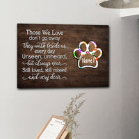 Thumbnail for Always Near, Always Dear - Pet Memorial Canvas, Memorial Gift AK