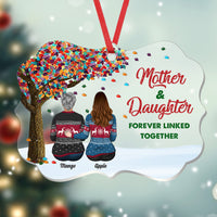 Thumbnail for Personalized Mom Grandma Tree Daughters Acrylic Benelux Ornament, Customized Holiday Ornament AE