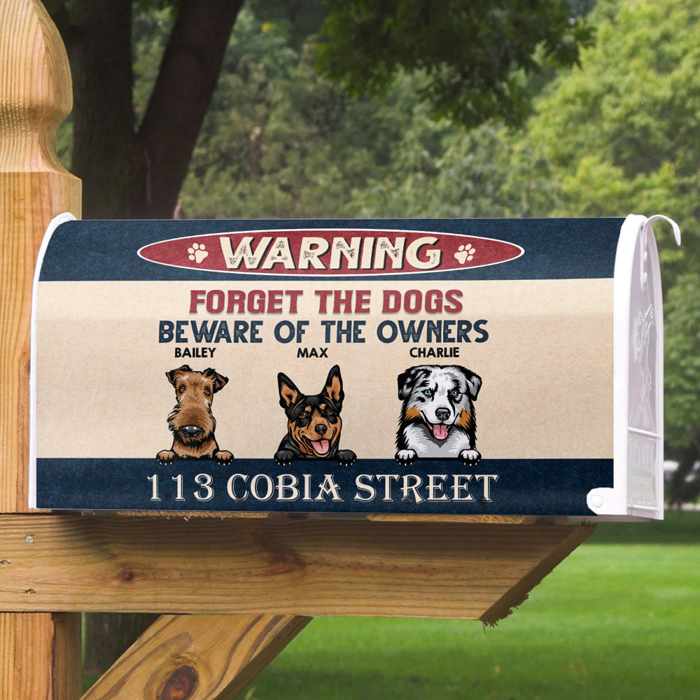 Forget the DOGS/DOG - Personalized mailbox cover AF