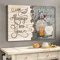 Thumbnail for I Am Always With You Memorial Personalized Canvas AK