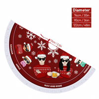 Thumbnail for Personalized Family Member Xmas Tree Skirts, Chritsmas Decor, Gift For Family AB