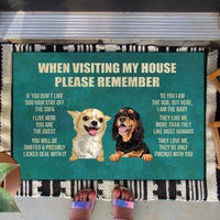 Thumbnail for They Like Me More Than They Like Humans - Customized Doormat AB