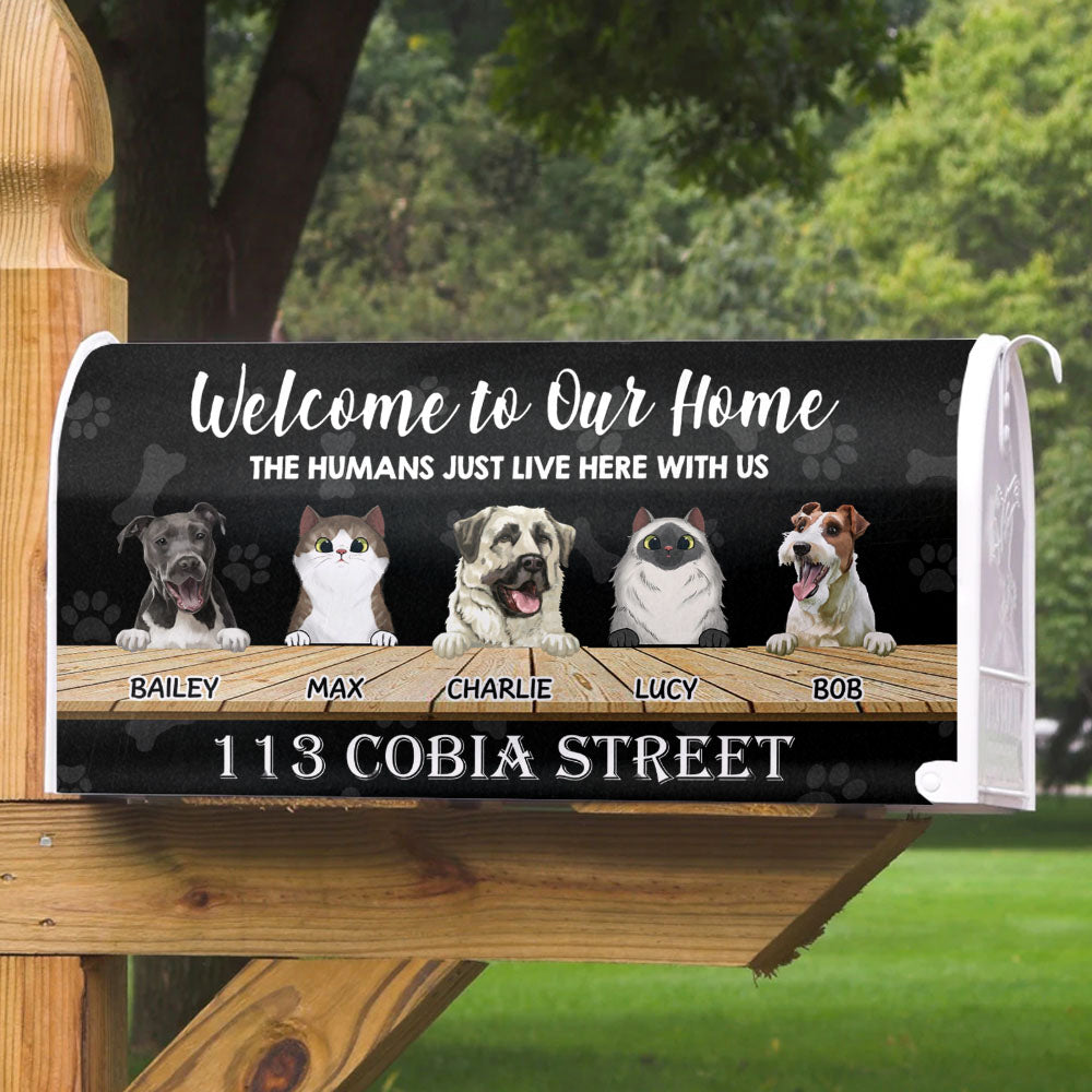 The Humans just live here with us - Mailbox cover AF
