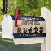Thumbnail for Forget the DOGS/DOG - Personalized mailbox cover AF