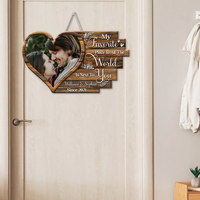 Thumbnail for Personalized My Favorite Place Is Next To You Couple Wood Sign, Valentine's Day Gift For Couple Z