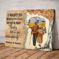 Thumbnail for I Want To Hold Your Hand At 80 Personalized Canvas AK