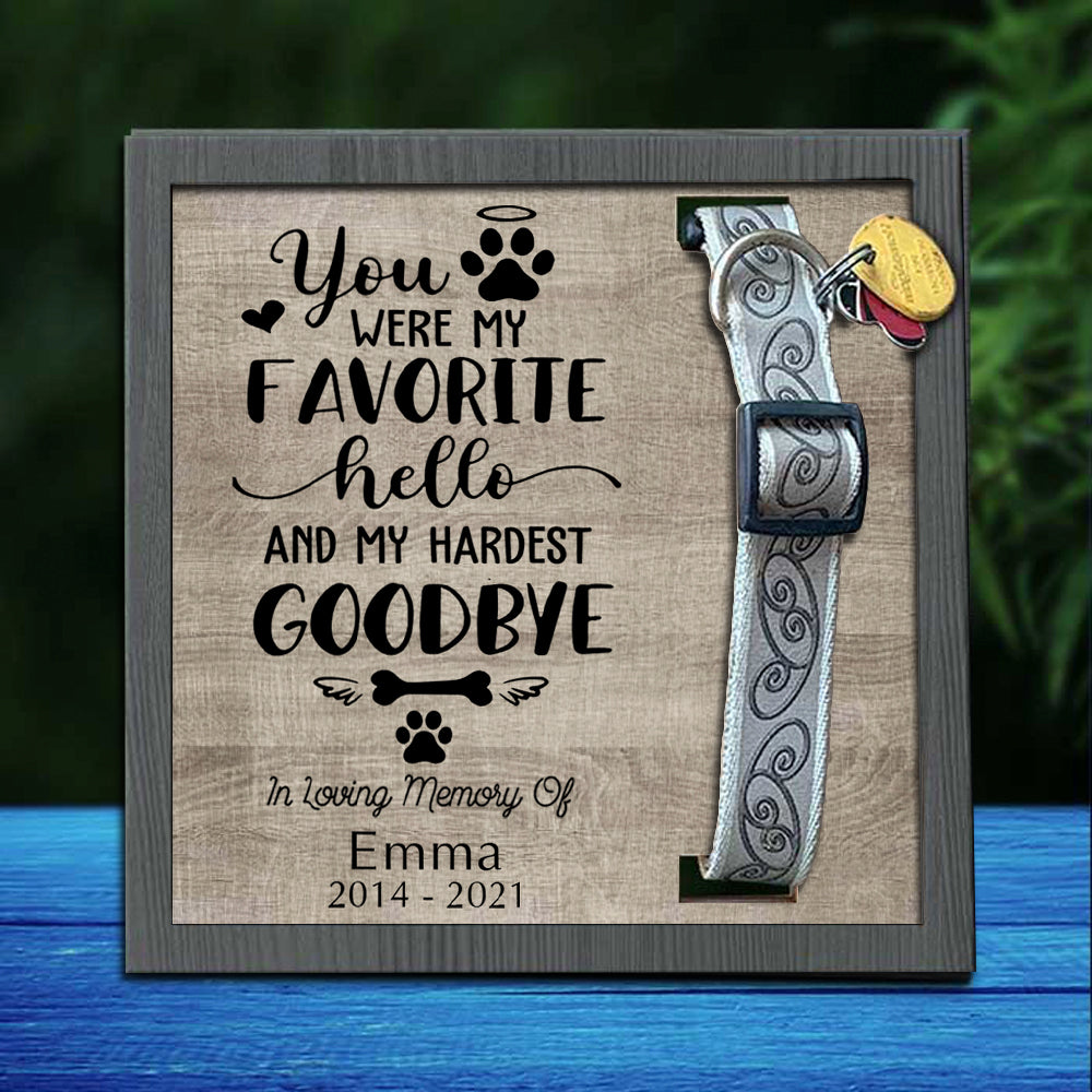 In loving memory of your pet - Pet Collar Holder AA