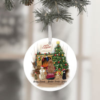 Thumbnail for Custom Dog & Cat Memorial Gifts, Gift For Pet Mom- Personalized Christmas Decorative Ornament AE