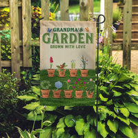 Thumbnail for Grandma Garden of Love - Personalized Flag AD