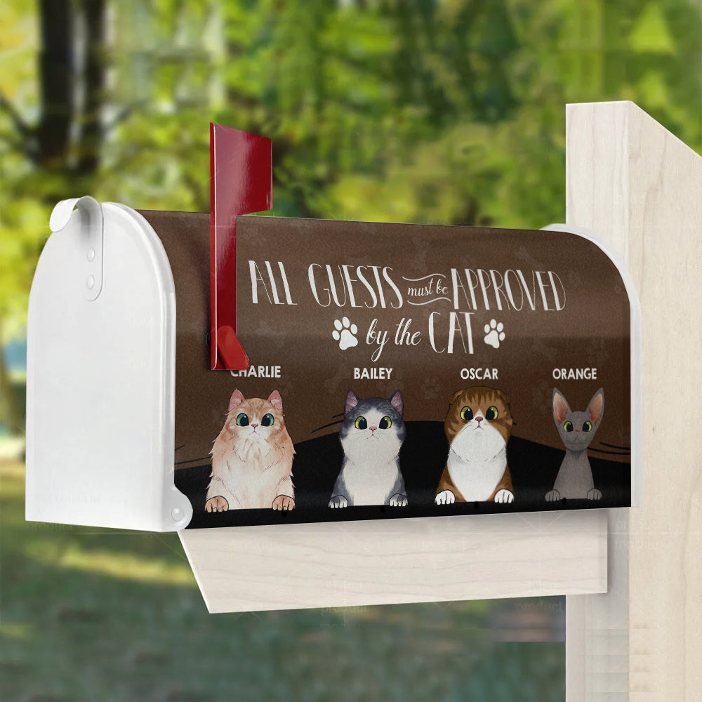 ALL GUESTS MUST BE APPROVED BY THE CAT- Mailbox cover AF