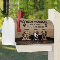 Thumbnail for No need to knock Address Magnetic Mailbox Cover, Dog Lover Gift AF