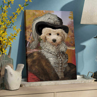 Thumbnail for Royal Pet Portrait - Personalized Canvas AK