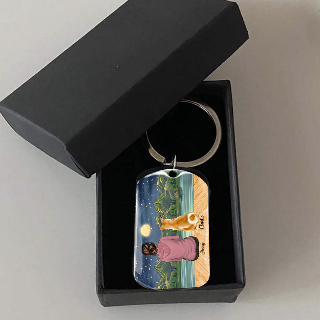 Don't cry for me - Personalized Metal Keychain AA