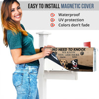 Thumbnail for No need to knock Address Magnetic Mailbox Cover, Dog Lover Gift AF