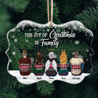Thumbnail for The Joy Of Christmas Is Family Printed Acrylic Ornament, Family Ornament AE