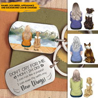 Thumbnail for Don't cry for me - Personalized Metal Keychain AA
