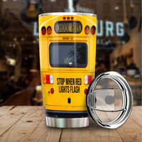 Thumbnail for Custom Photo Bus Driver Tumbler, Gift For Bus Driver AA