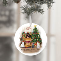 Thumbnail for Custom Dog & Cat Memorial Gifts, Gift For Pet Mom- Personalized Christmas Decorative Ornament AE