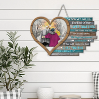 Thumbnail for Personalized When We Get To The End Couple Wood Sign, Valentine's Day Gift For Couple Z