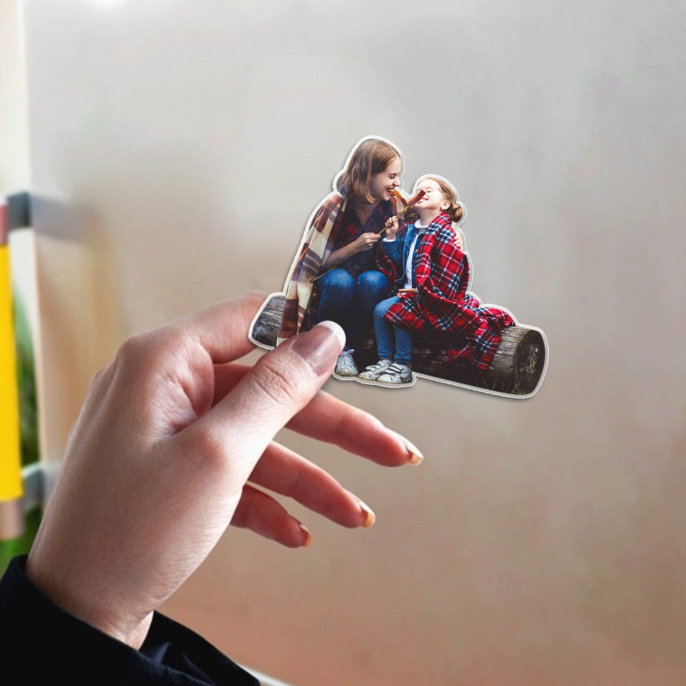 Custom Rv Camping Photo Magnets, Fridge Magnet For Camping Lovers JonxiFon