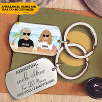 Thumbnail for Annoying Each Other Personalized Metal Keychain AA