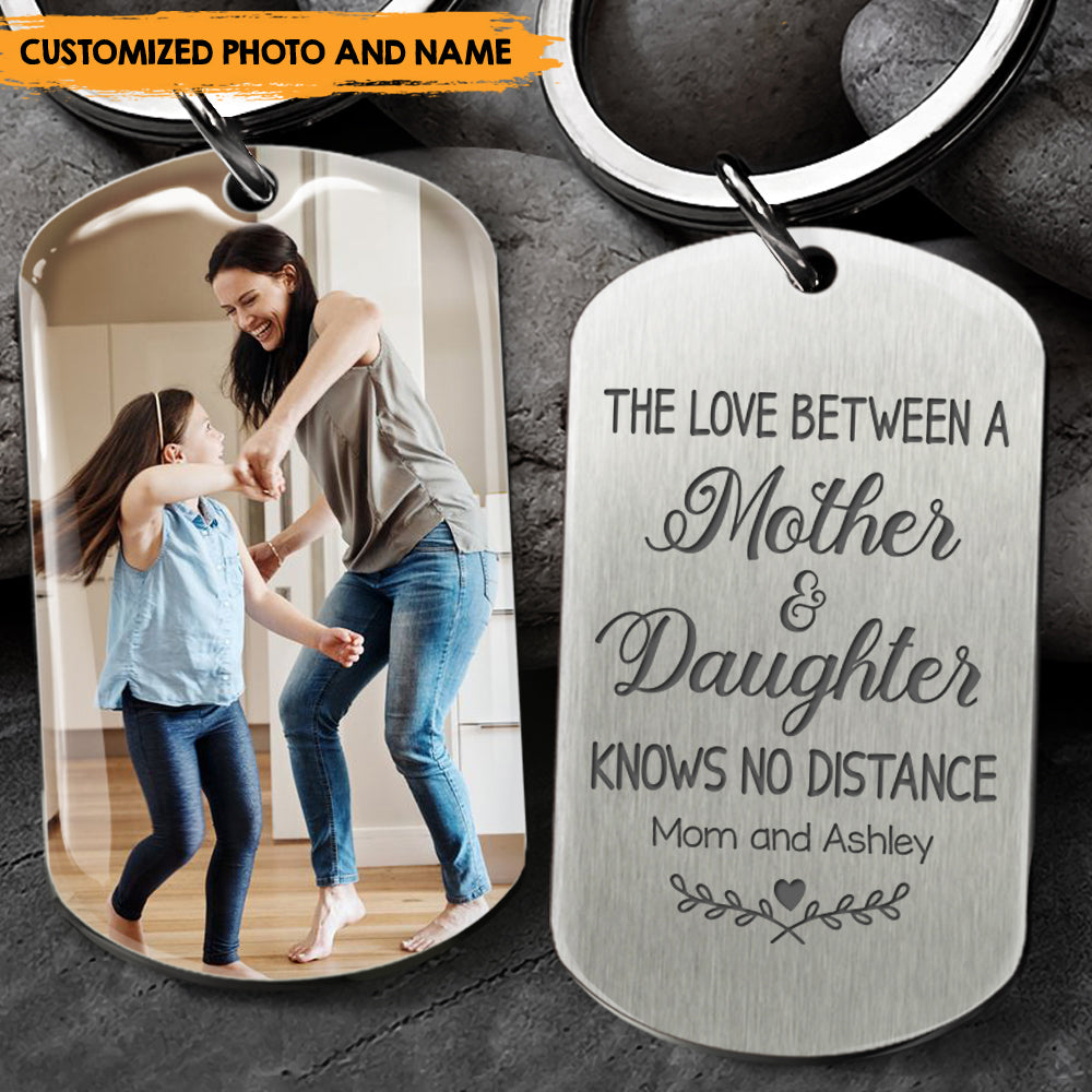 Like Mother Like Daughter - Personalized Image Upload Keychain, Gift For Mother's Day AA