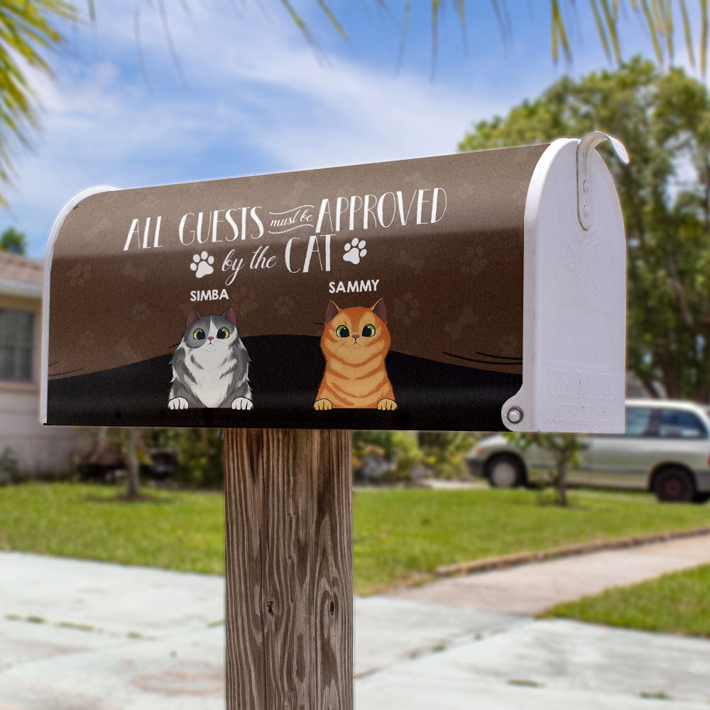 ALL GUESTS MUST BE APPROVED BY THE CAT- Mailbox cover AF