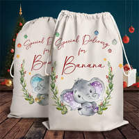 Thumbnail for Custom Baby Name Christmas Bag, Christmas Gift AB
