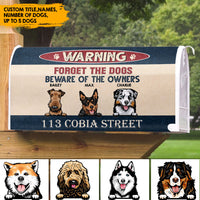 Thumbnail for Forget the DOGS/DOG - Personalized mailbox cover AF