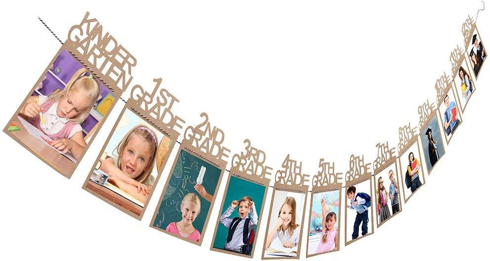 Graduation Photo Banner for 2025 Party Decorations,K-12 School Pictures FC