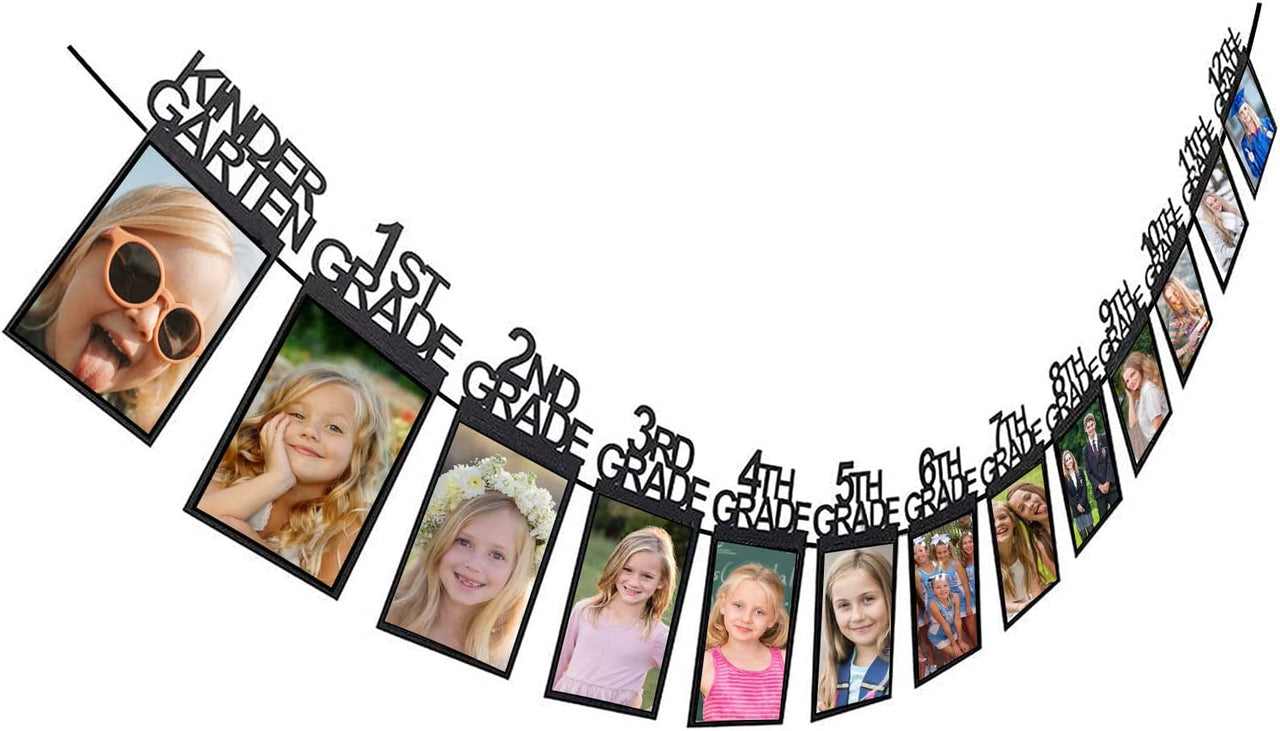 Graduation Photo Banner for 2025 Party Decorations,K-12 School Pictures FC