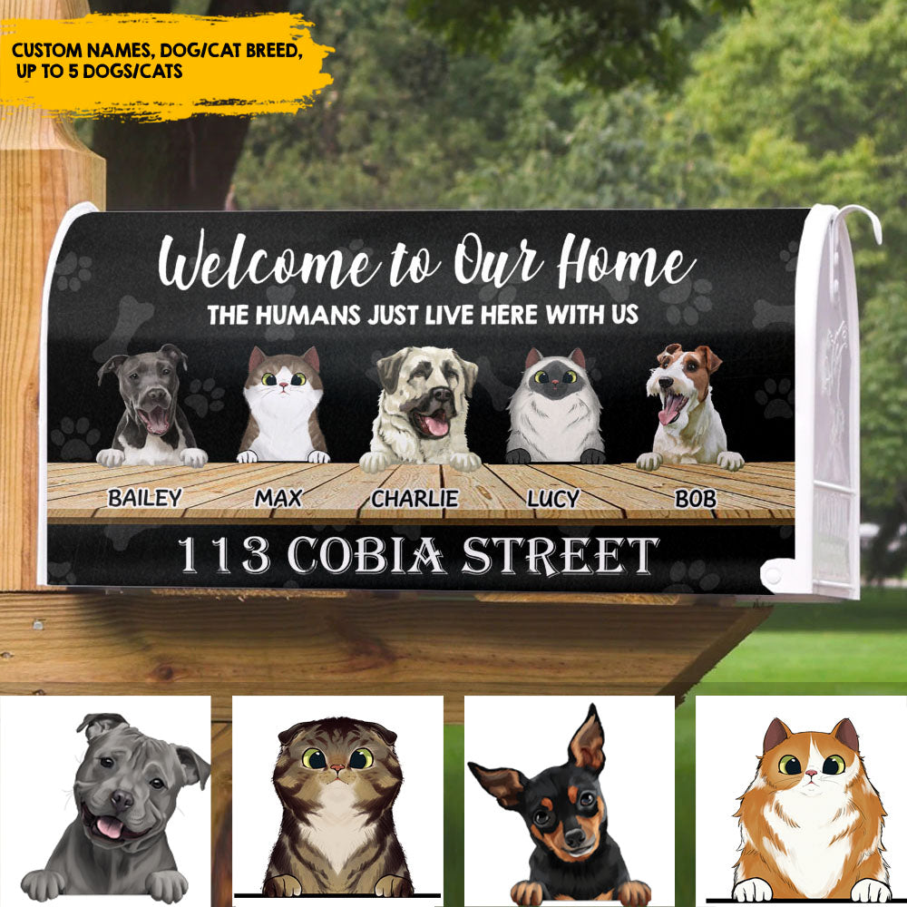 The Humans just live here with us - Mailbox cover AF