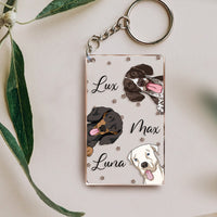 Thumbnail for Personalized Cat Dog Acrylic Keychain, Gift For Pet Lovers JonxiFon