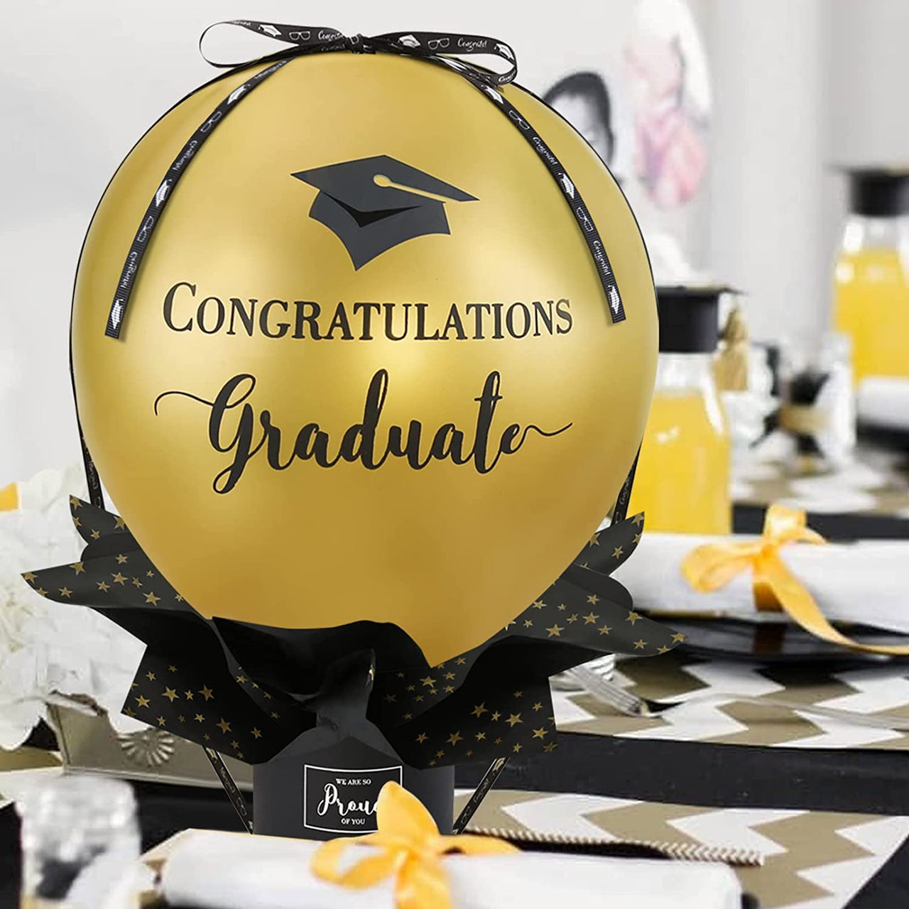 Surprise Cash Box, 2024 Graduation Gifts - Pull Money Balloon Box for Cash FC