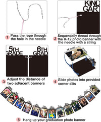 Thumbnail for Graduation Photo Banner for 2025 Party Decorations,K-12 School Pictures FC