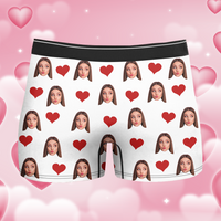 Thumbnail for Custom It's Mine Photo Men's Boxer Briefs, Valentine Gift Ideas For Him AI